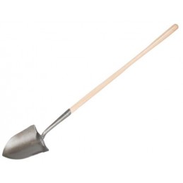 Pointy chovel with long handle