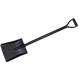 Square metal shovel