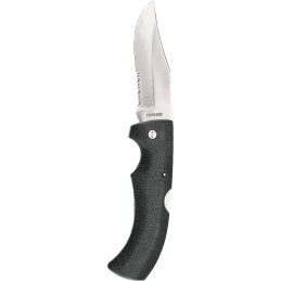 Knife with rubber handle