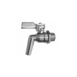 Stainless steel barrel faucet