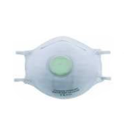 Dust mask with valve