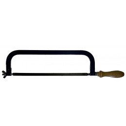 Hacksaw with wooden handle